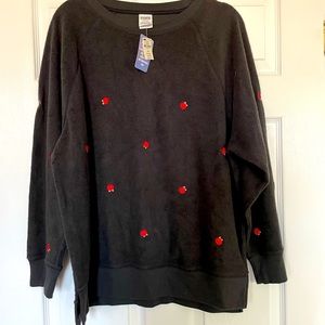 PINK long sleeve lounge sweater